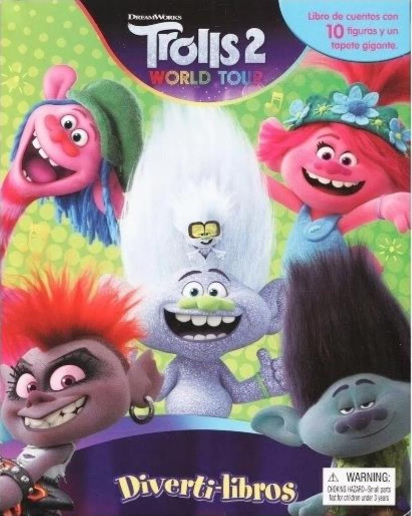 DIVERTI LIBROS- TROLLS 2 WORLD TOUR