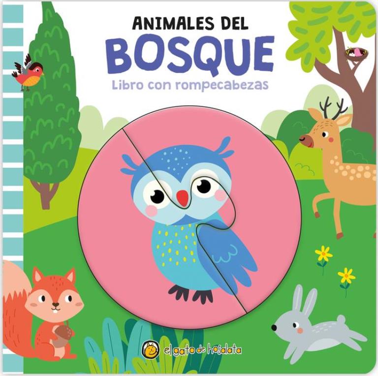 ANIMALES DEL BOSQUE - LIBRO CON ROMPECABEZAS