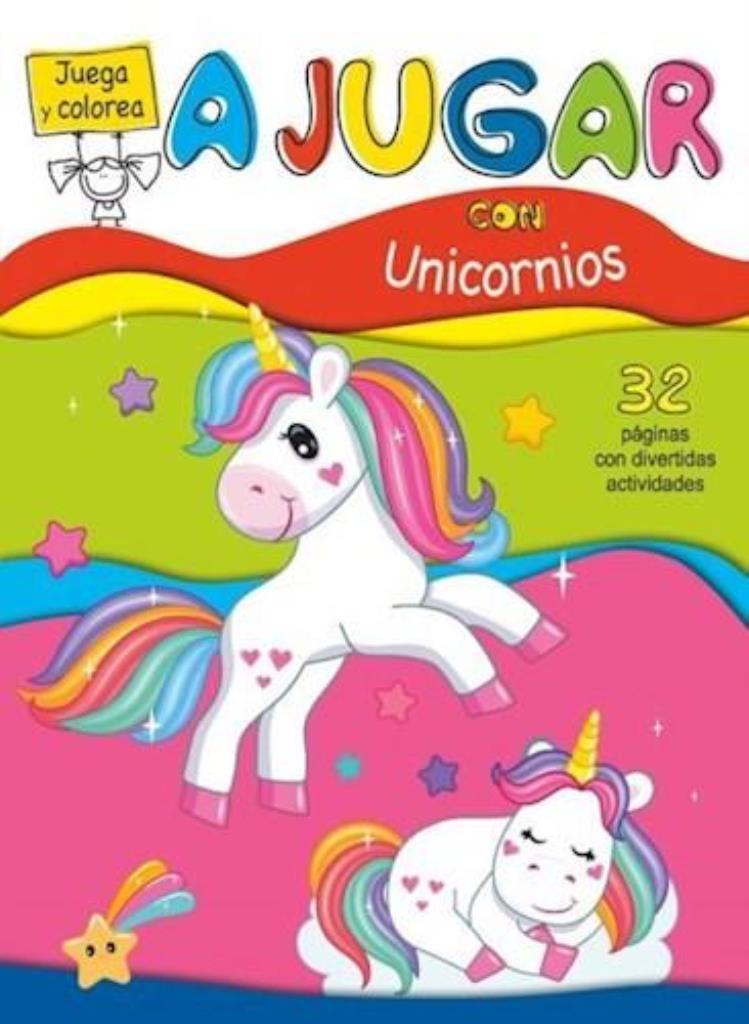 JUEGA Y COLOREA - UNICORNIOS