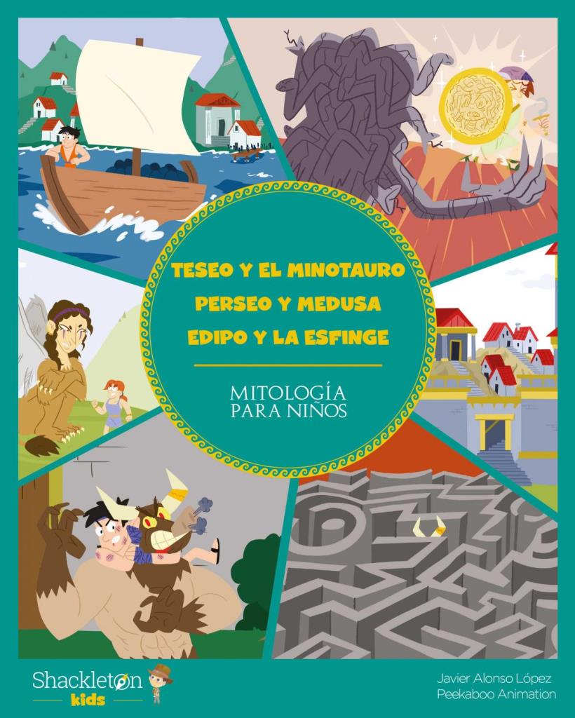TESEO Y EL MINOTAURO, PERSEO Y MEDUSA, EDIPO Y LA ESFINGE
