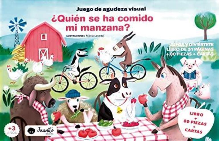 QUIEN SE HA COMIDO MI MANZANA- JUEGO DE AGUDEZA VISUAL