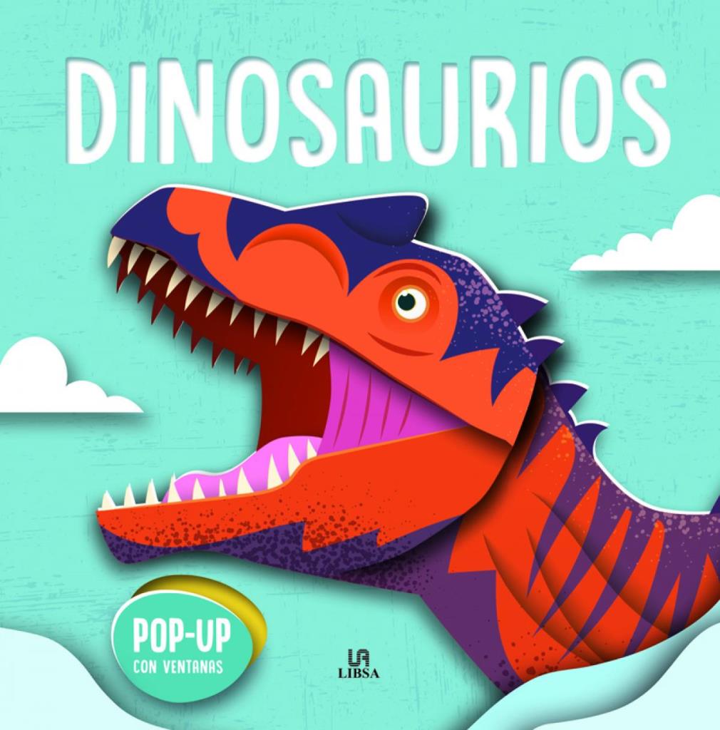 DINOSAURIOS - POP-UP CON VENTANAS