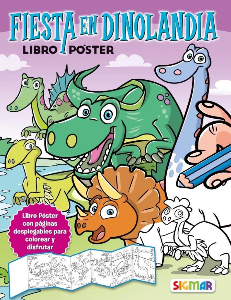FIESTA EN DINOLANDIA- LIBRO POSTER