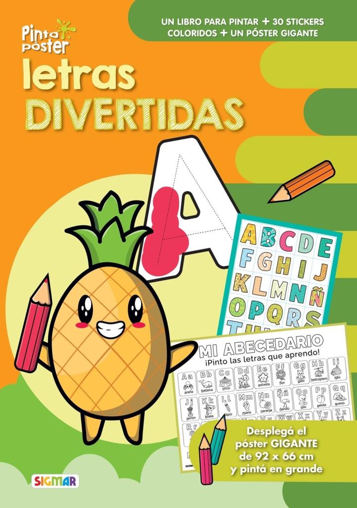 LETRAS DIVERTIDAS - PINTO POSTER