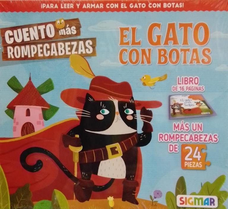 GATO CON BOTAS, EL- CUENTO MAS ROMPECABEZAS