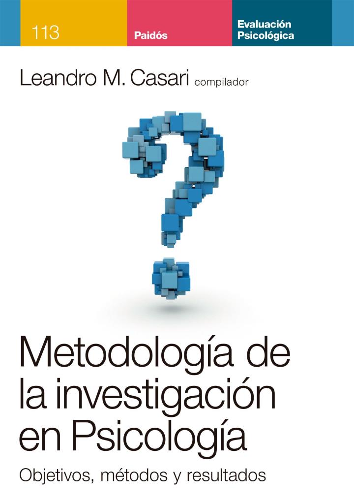 METODOLOGIA DE LA INVESTIGACION EN PSICOLOGIA