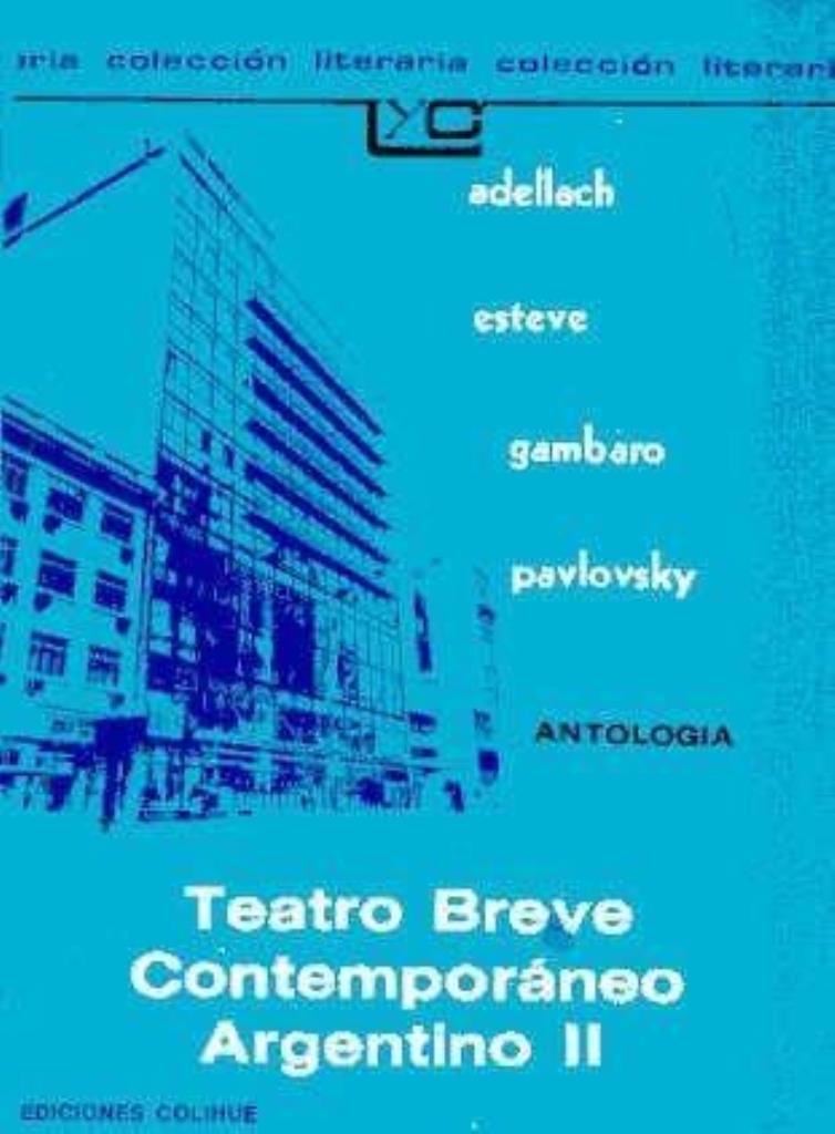 TEATRO BREVE 2 CONTEMPORANEO ARGENTINO