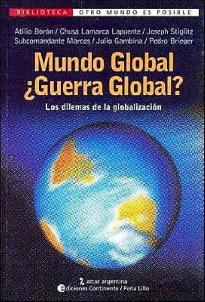 MUNDO GLOBAL Â¨GUERRA GLOBAL