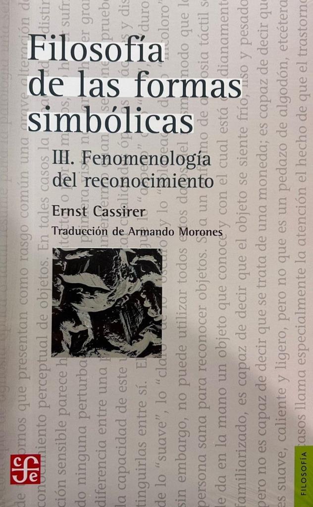 FILOSOFIA DE LAS FORMAS SIMBOLICAS