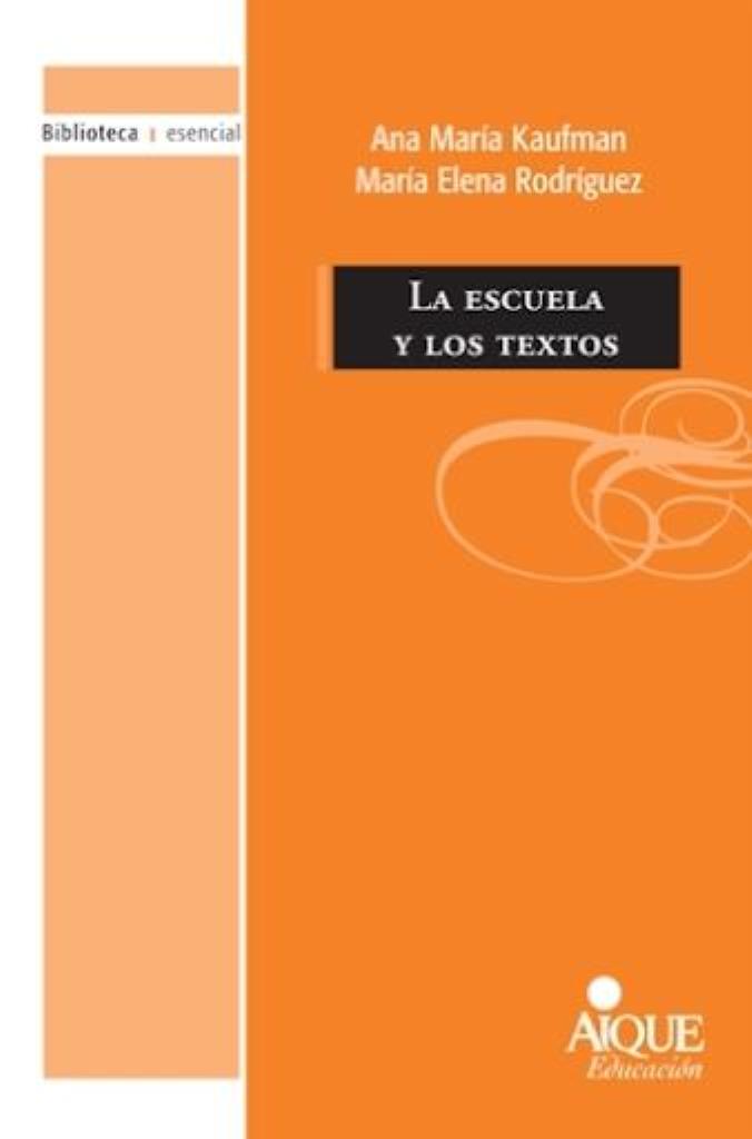 ESCUELA Y LOS TEXTOS, LA - 2014