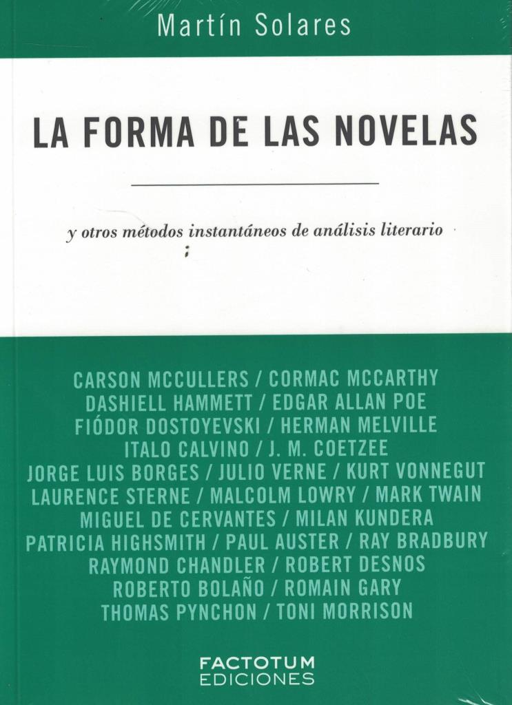 FORMA DE LAS NOVELAS, LA
