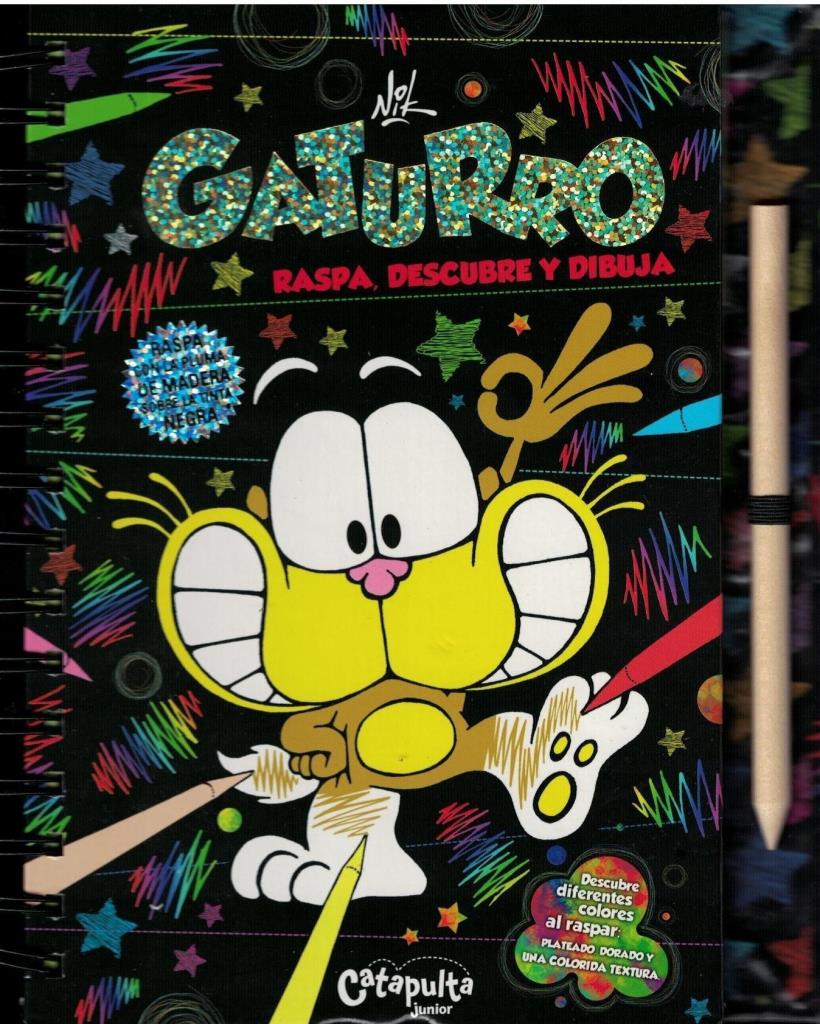 GATURRO- RASPA, DESCUBRE, DIBUJA Y DIVIERTETE