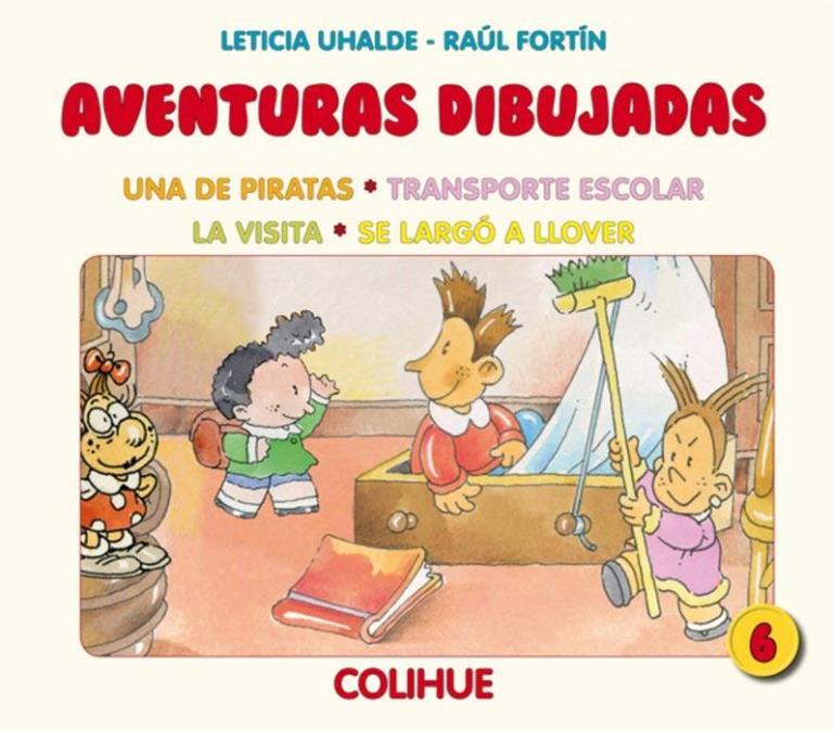 AVENTURAS DIBUJADAS 6. UNA DE PIRATAS. TRANSPORTE ESCOLAR. L