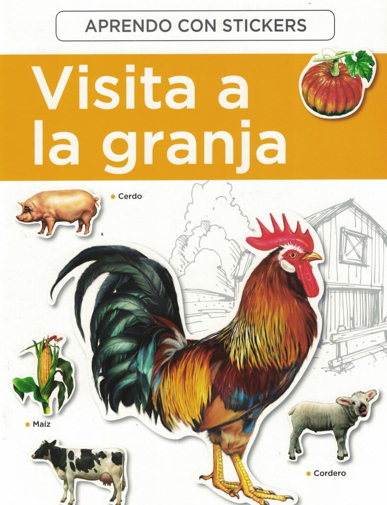 APRENDO CON STICKERS-  VISITA LA GRANJA - PEGATINAS