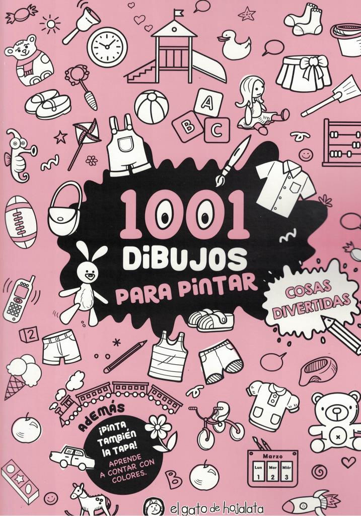 1001 DIBUJOS PARA PINTAR COSAS DIVERTIDAS