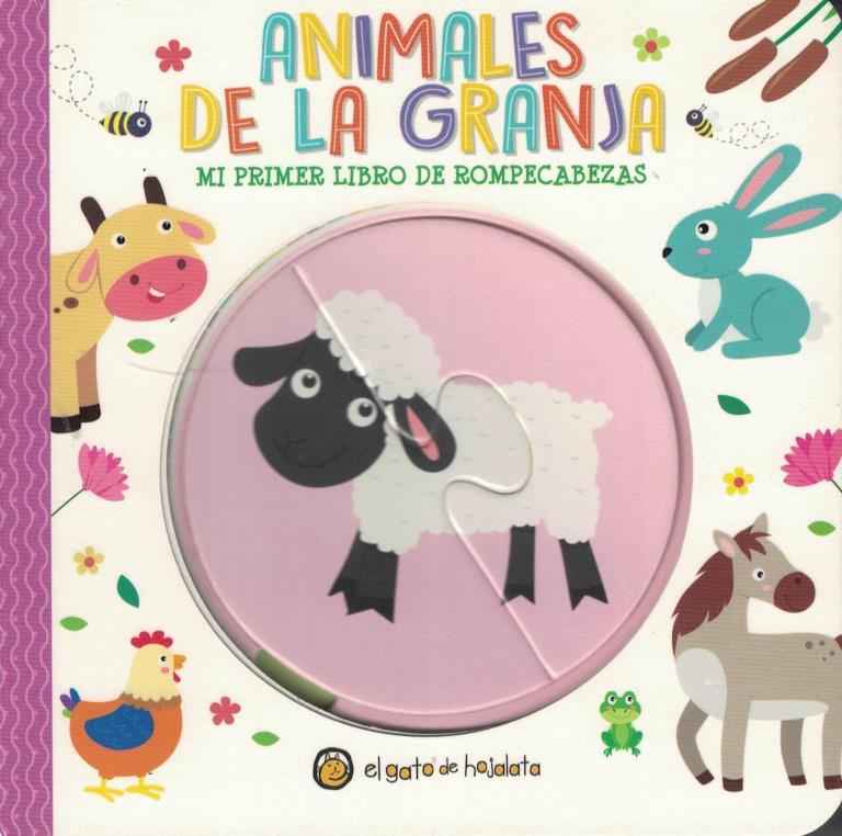 ANIMALES DE LA GRANJA- MI PRIMER LIBRO DE ROMPECABEZAS