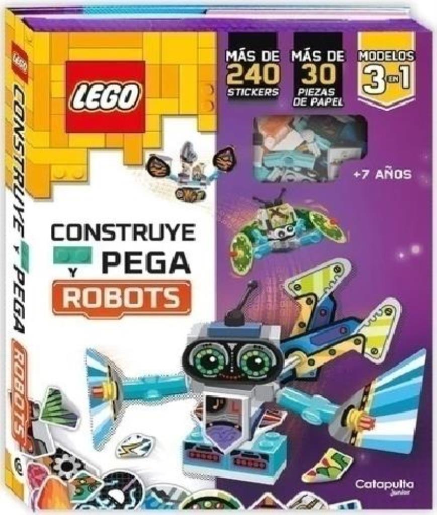 LEGO- CONSTRUYE Y PEGA ROBOTS