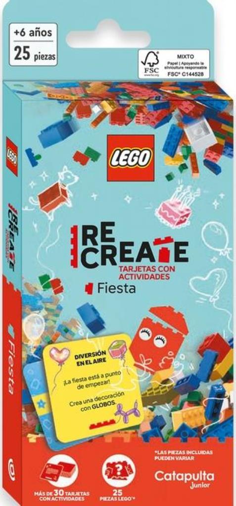 LEGO RECREATE TARJETAS CON ACTIVIDADES - FIESTA