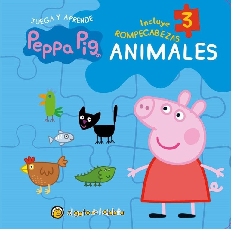 ANIMALES - JUEGA Y APRENDE PEPPA PIG ROMPECABEZAS