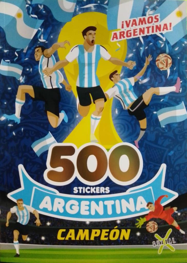 500 STICKERS-DE ARGENTINA CAMPEON